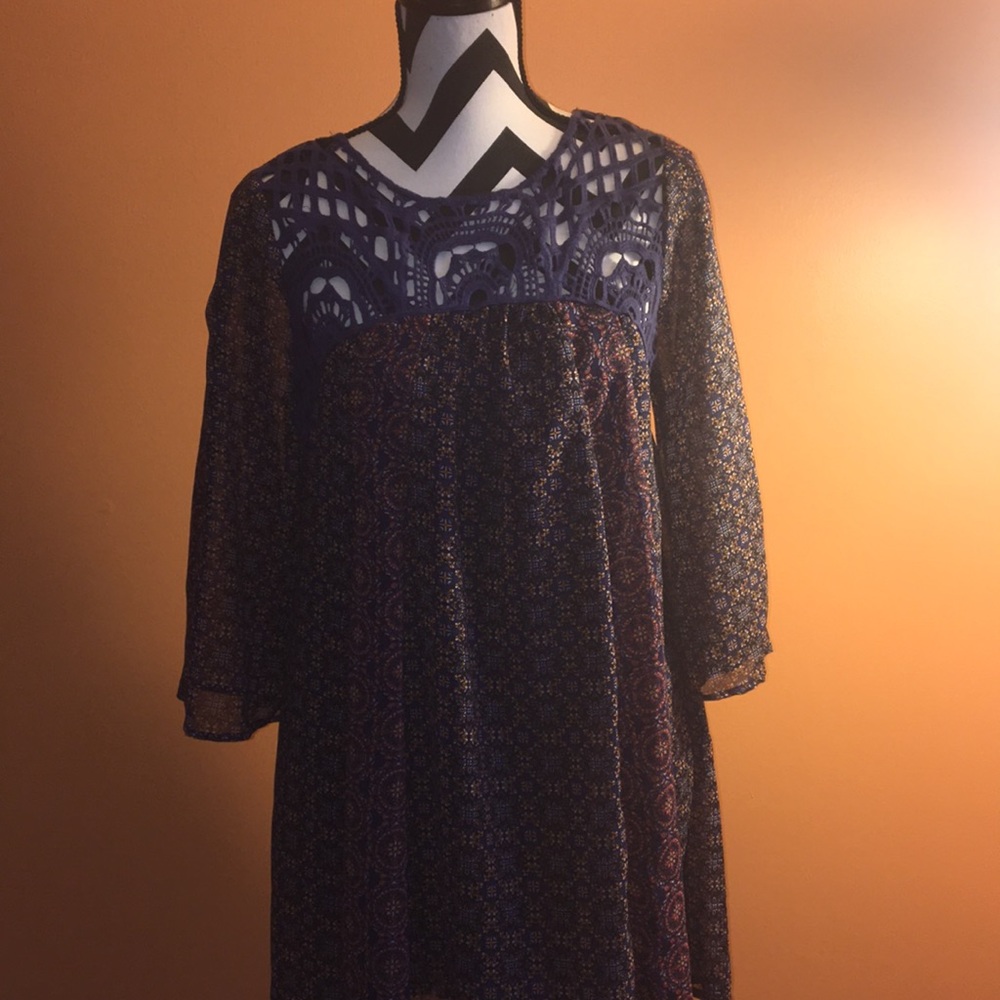 Loose-Flowy Floral Dress